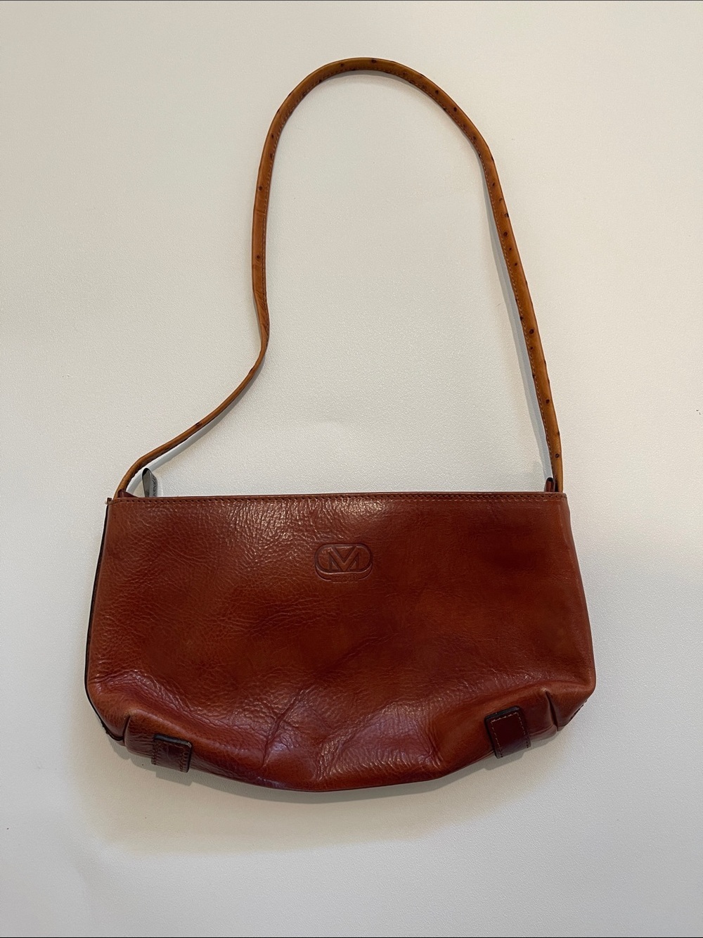 Modi Genuine Brown Leather Shoulder Bag